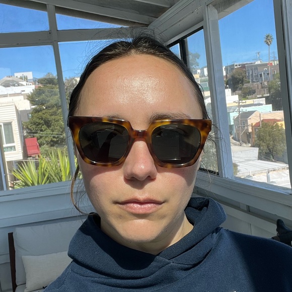 Han Kjobenhavn Tortoise Wayfarer Sunglasses - Picture 5 of 7